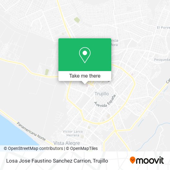Mapa de Losa Jose Faustino Sanchez Carrion