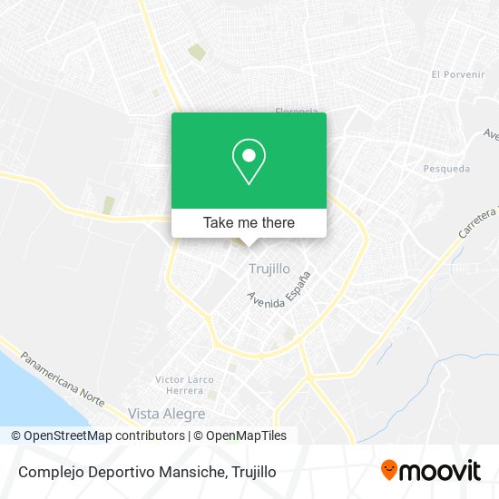 Complejo Deportivo Mansiche map