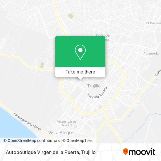Autoboutique Virgen de la Puerta map