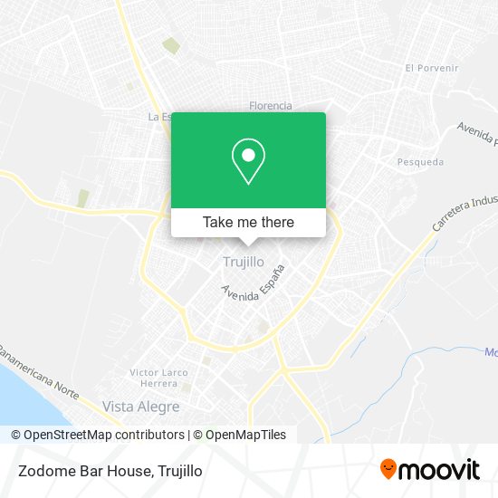 Zodome Bar House map