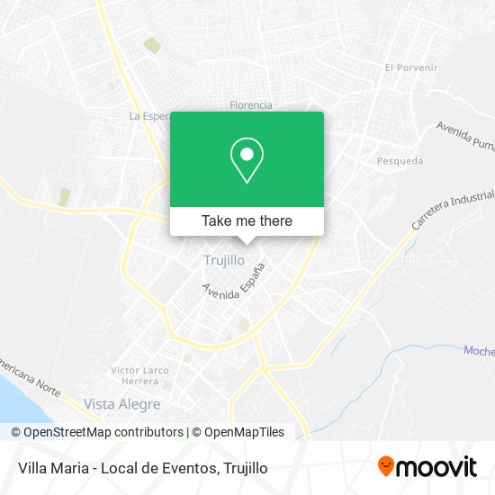 Villa Maria - Local de Eventos map
