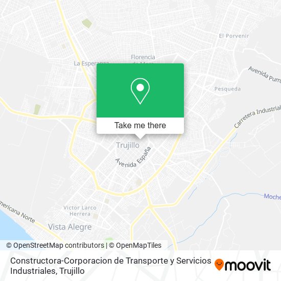 Constructora-Corporacion de Transporte y Servicios Industriales map