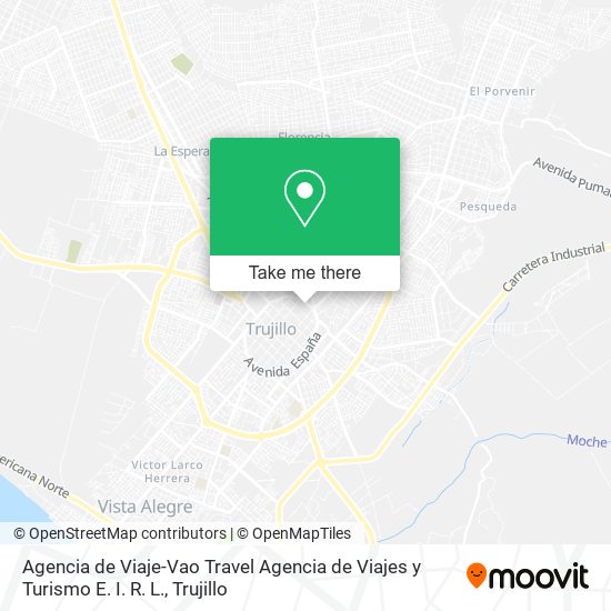 Agencia de Viaje-Vao Travel Agencia de Viajes y Turismo E. I. R. L. map