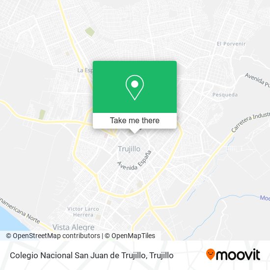 Colegio Nacional San Juan de Trujillo map