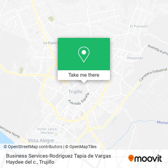 Business Services-Rodriguez Tapia de Vargas Haydee del c. map