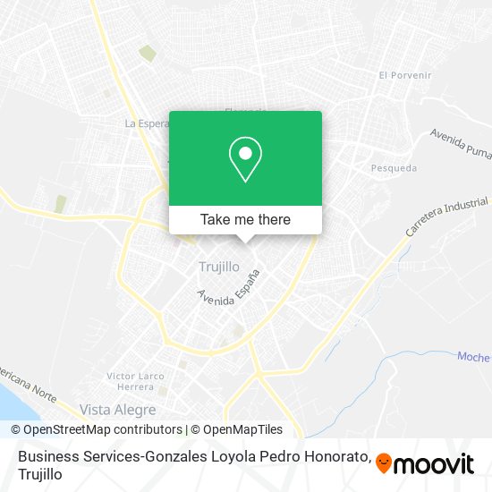 Business Services-Gonzales Loyola Pedro Honorato map