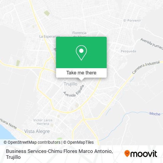 Business Services-Chimu Flores Marco Antonio map