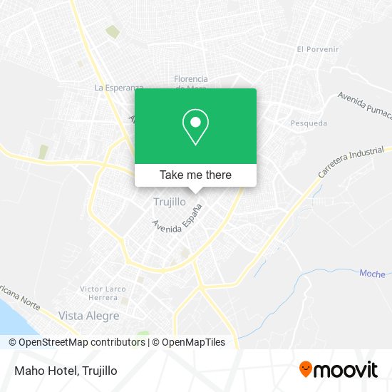 Mapa de Maho Hotel