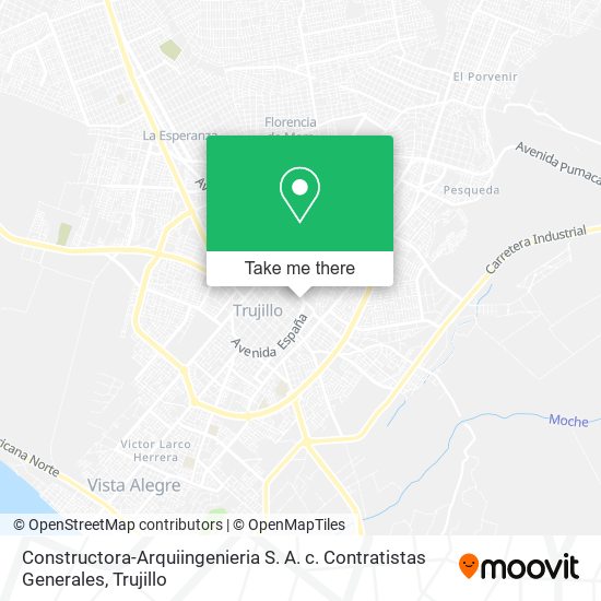 Mapa de Constructora-Arquiingenieria S. A. c. Contratistas Generales