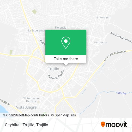 Citybike - Trujillo map