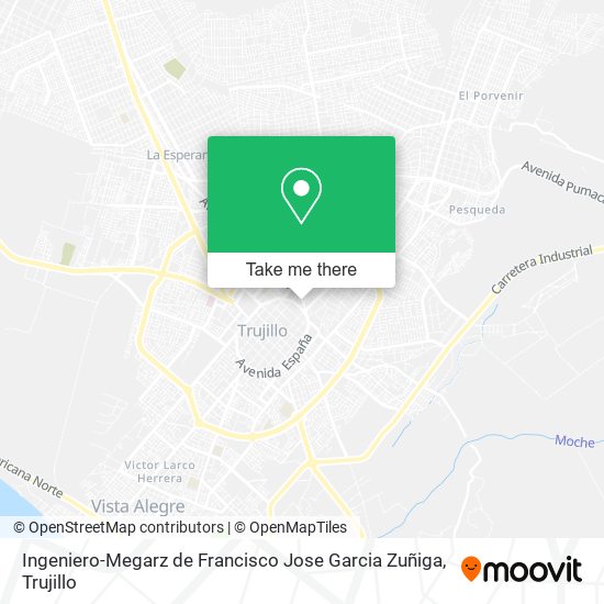 Mapa de Ingeniero-Megarz de Francisco Jose Garcia Zuñiga