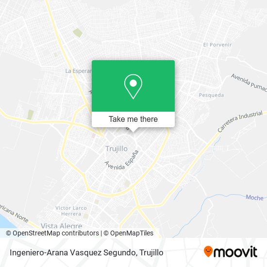 Ingeniero-Arana Vasquez Segundo map