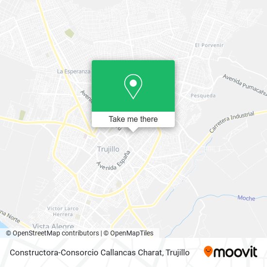 Constructora-Consorcio Callancas Charat map