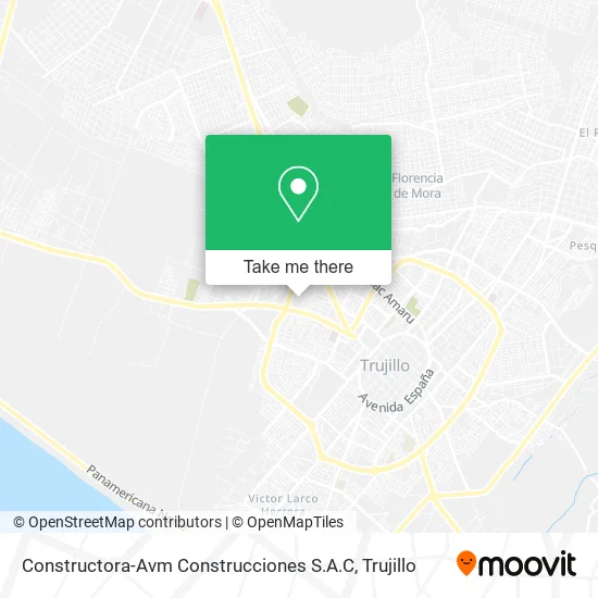 Mapa de Constructora-Avm Construcciones S.A.C