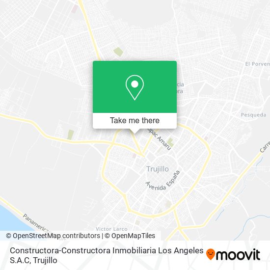 Mapa de Constructora-Constructora Inmobiliaria Los Angeles S.A.C