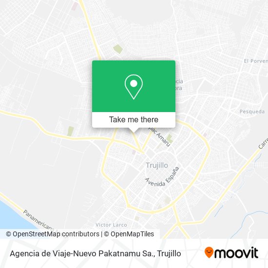 Agencia de Viaje-Nuevo Pakatnamu Sa. map