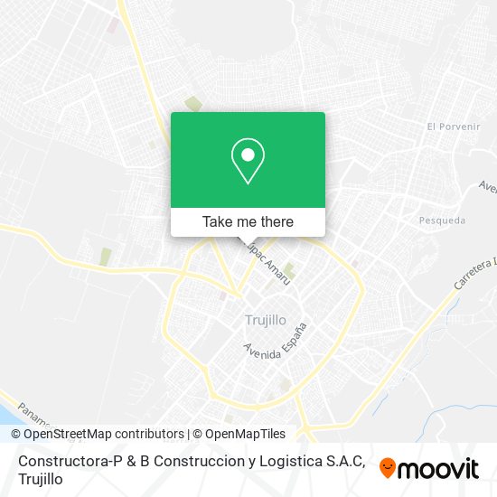 Constructora-P & B Construccion y Logistica S.A.C map