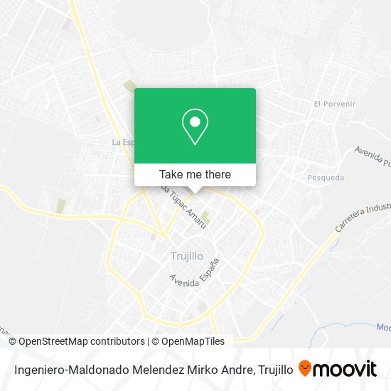 Mapa de Ingeniero-Maldonado Melendez Mirko Andre
