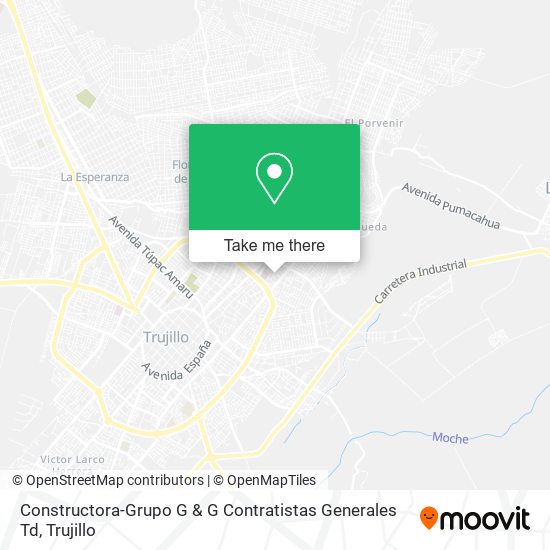 Mapa de Constructora-Grupo G & G Contratistas Generales Td