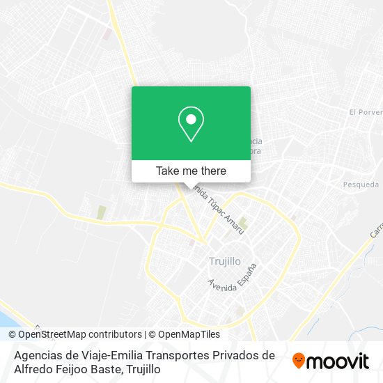 Agencias de Viaje-Emilia Transportes Privados de Alfredo Feijoo Baste map
