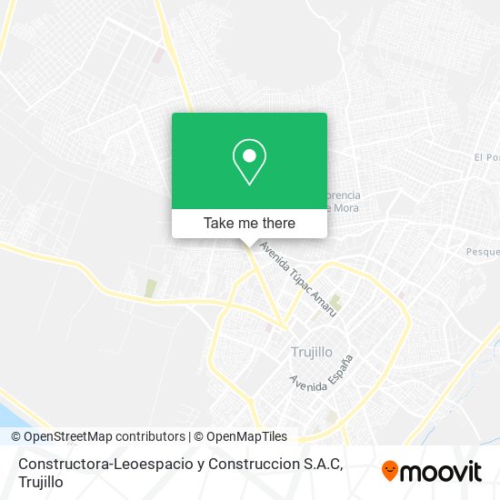 Constructora-Leoespacio y Construccion S.A.C map