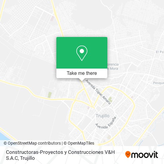 Constructoras-Proyectos y Construcciones V&H S.A.C map