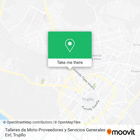 Mapa de Talleres de Moto-Proveedores y Servicios Generales Eirl