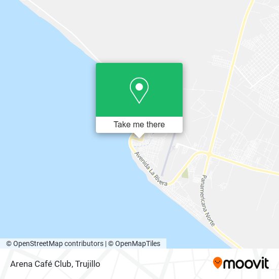 Arena Café Club map