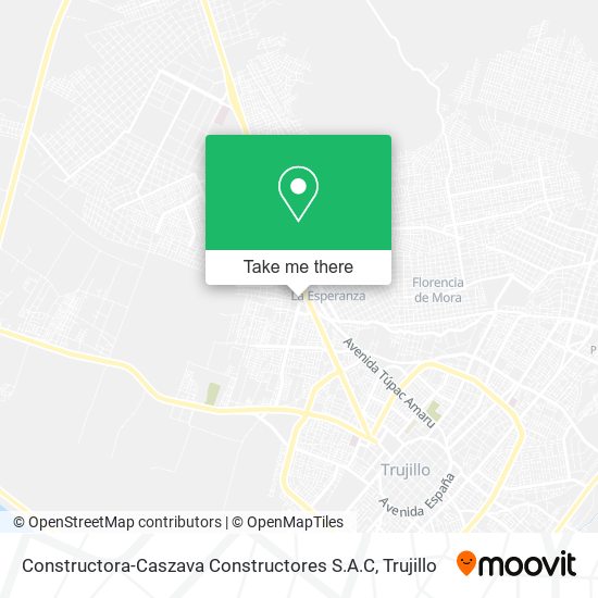 Constructora-Caszava Constructores S.A.C map