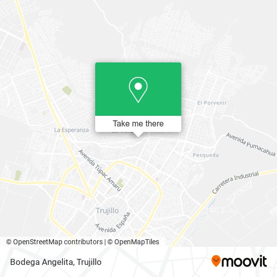Bodega Angelita map