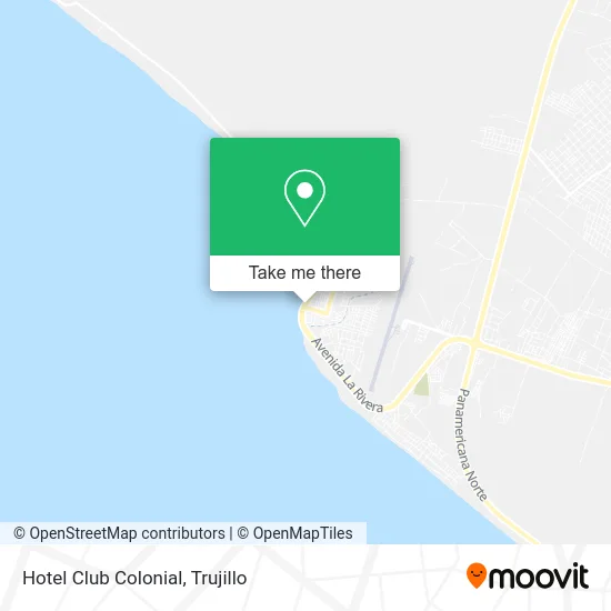Hotel Club Colonial map