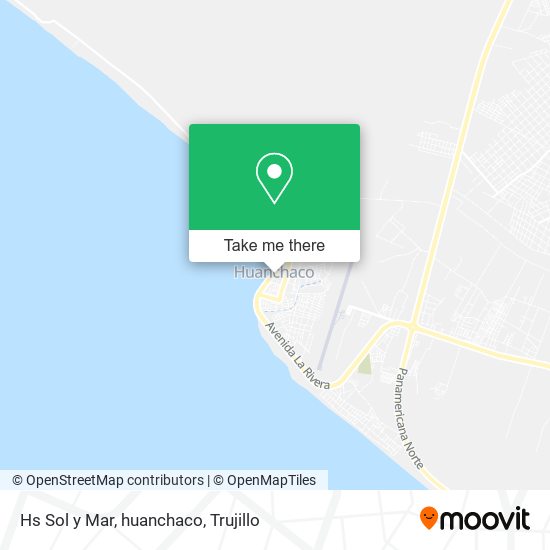 Mapa de Hs Sol y Mar, huanchaco