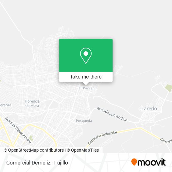 Comercial Demeliz map