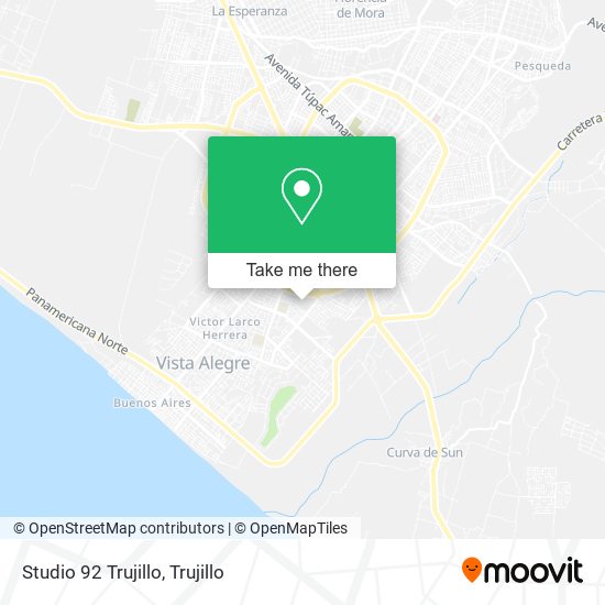 Mapa de Studio 92 Trujillo