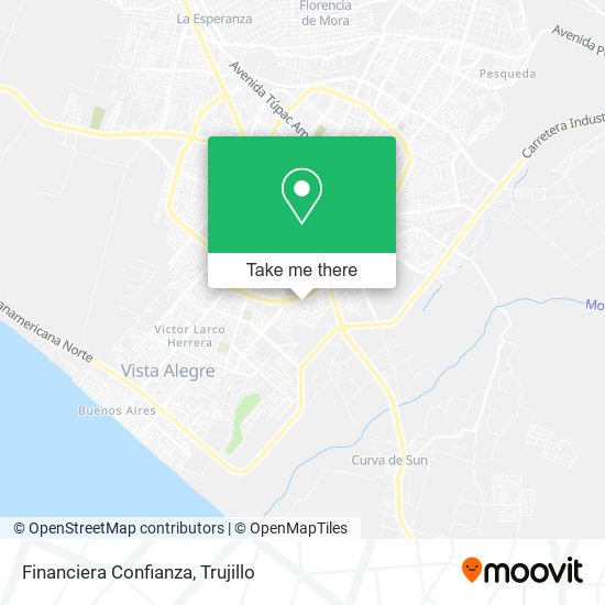 Mapa de Financiera Confianza