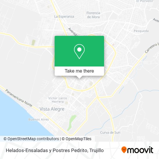 Mapa de Helados-Ensaladas y Postres Pedrito