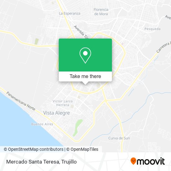 Mercado Santa Teresa map