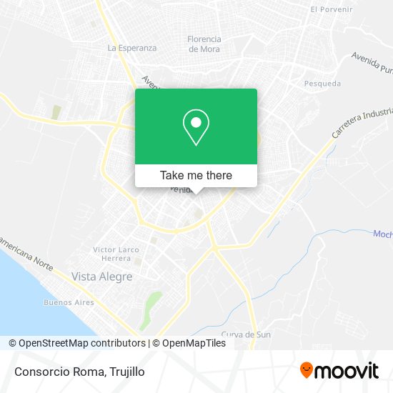 Consorcio Roma map