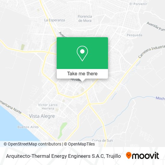 Arquitecto-Thermal Energy Engineers S.A.C map