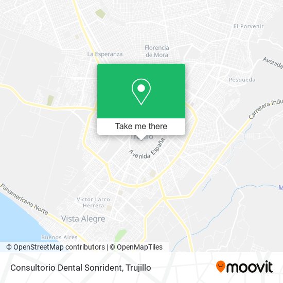 Consultorio Dental Sonrident map