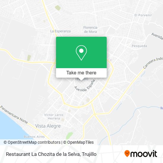 Restaurant La Chozita de la Selva map