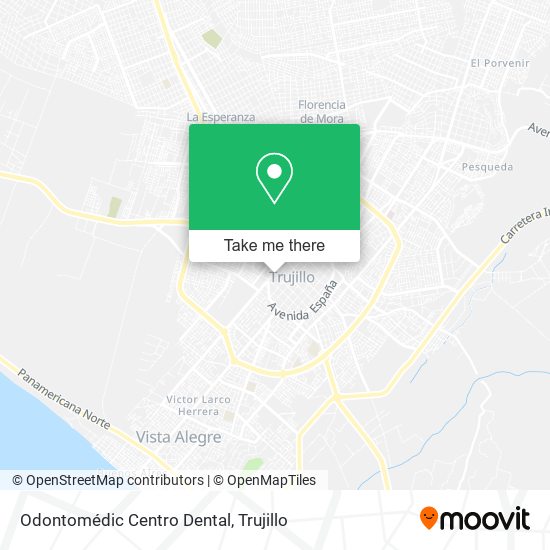 Odontomédic Centro Dental map