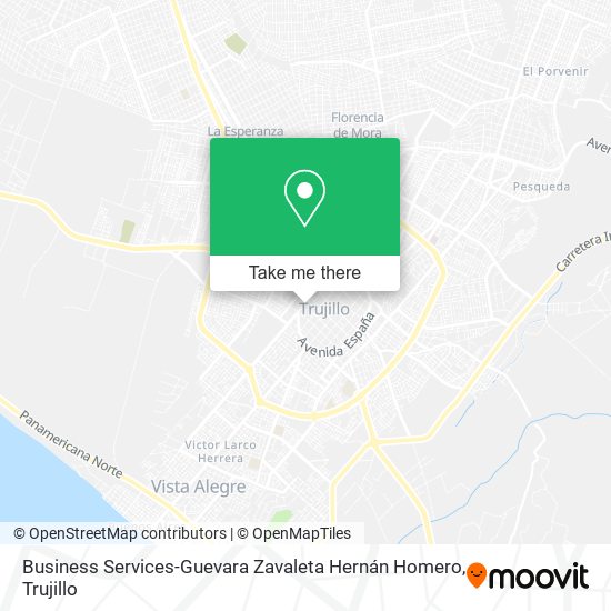 Business Services-Guevara Zavaleta Hernán Homero map