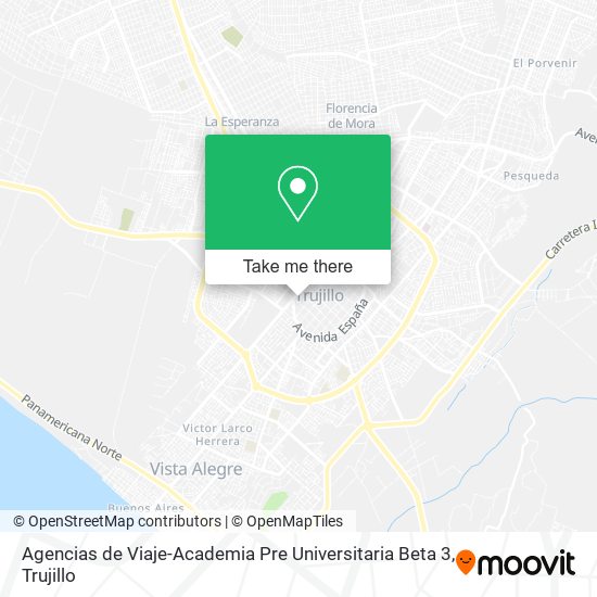Agencias de Viaje-Academia Pre Universitaria Beta 3 map