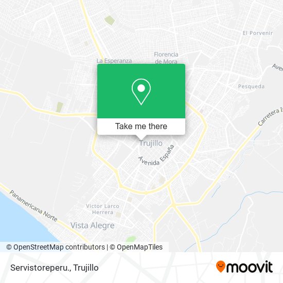 Mapa de Servistoreperu.