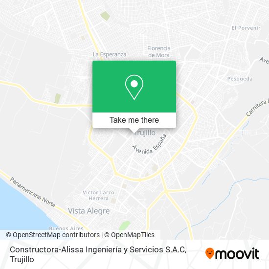 Constructora-Alissa Ingeniería y Servicios S.A.C map