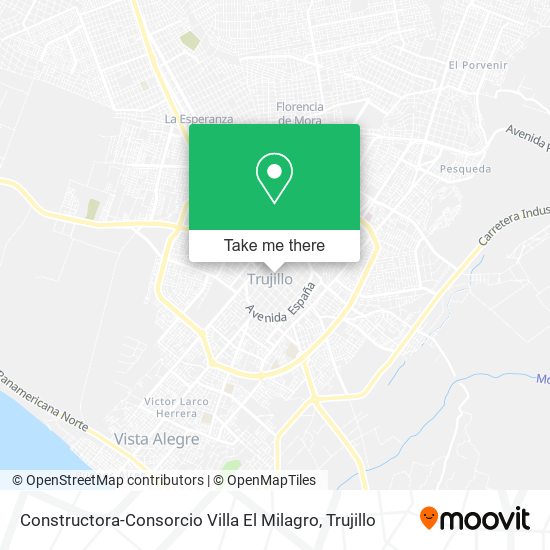 Mapa de Constructora-Consorcio Villa El Milagro