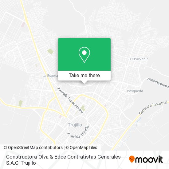 Constructora-Olva & Edce Contratistas Generales S.A.C map