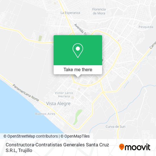 Constructora-Contratistas Generales Santa Cruz S.R.L map