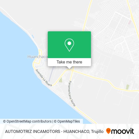 AUTOMOTRIZ INCAMOTORS - HUANCHACO map